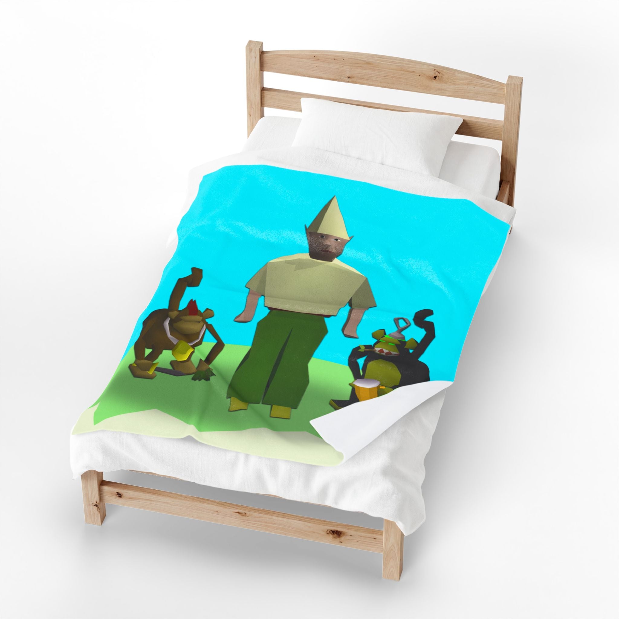 OSRS Ape Atoll Velveteen Blanket