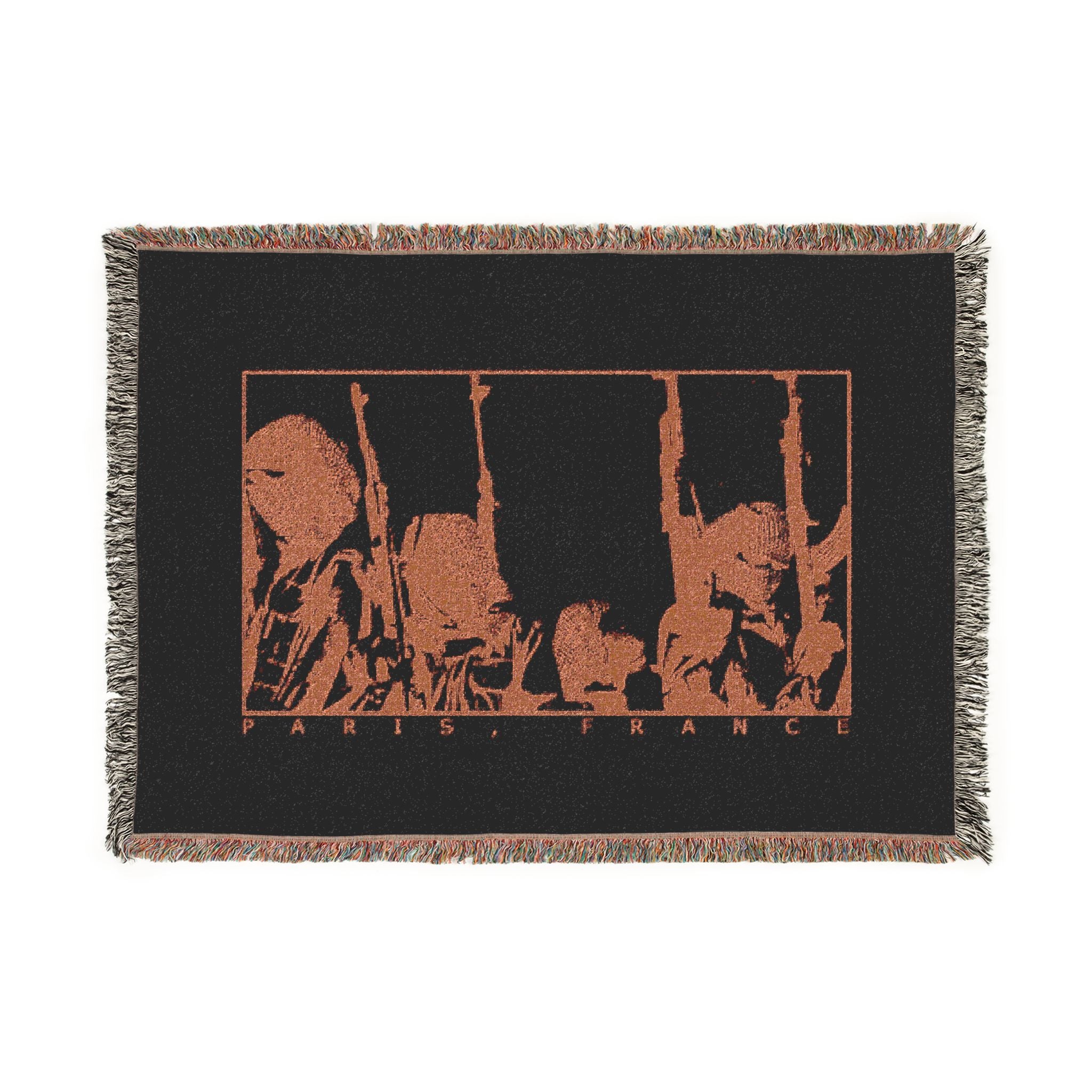 Paris, France Woven Blanket