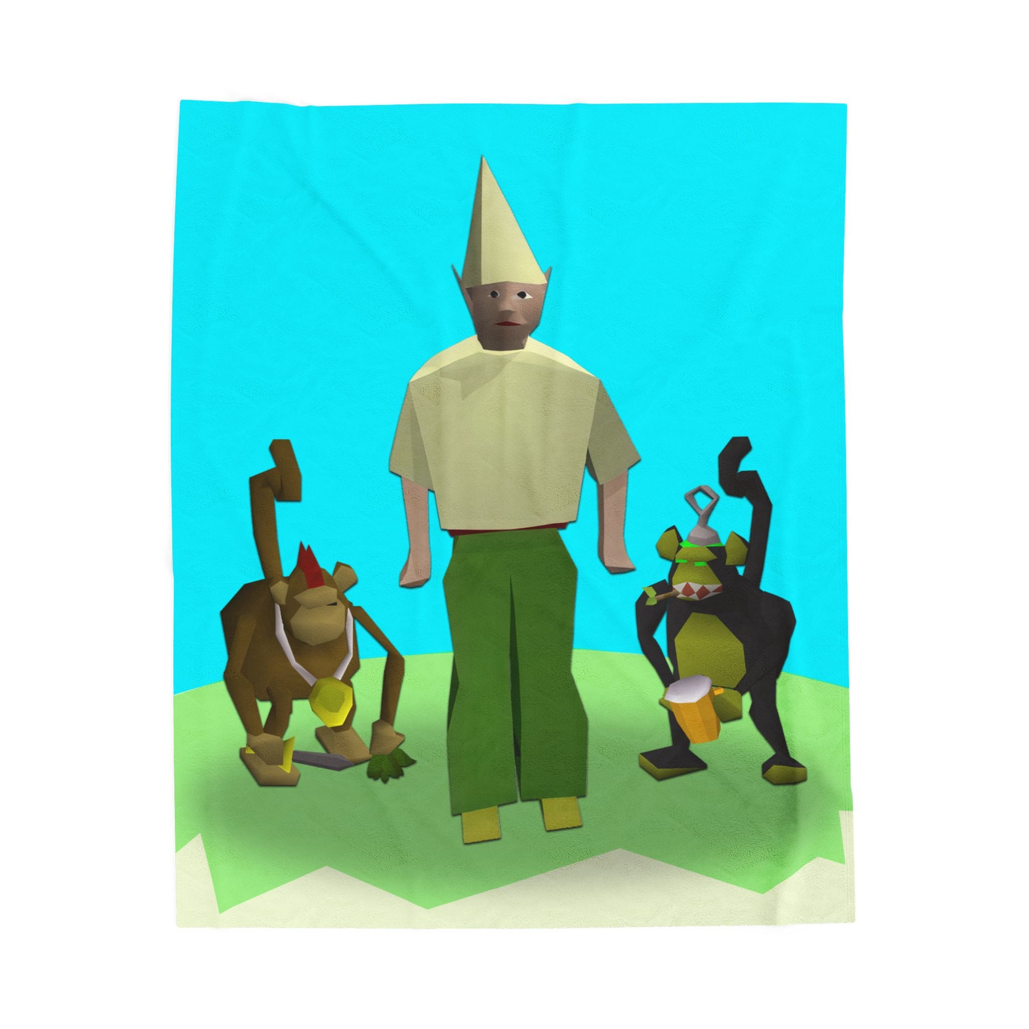 OSRS Ape Atoll Velveteen Blanket