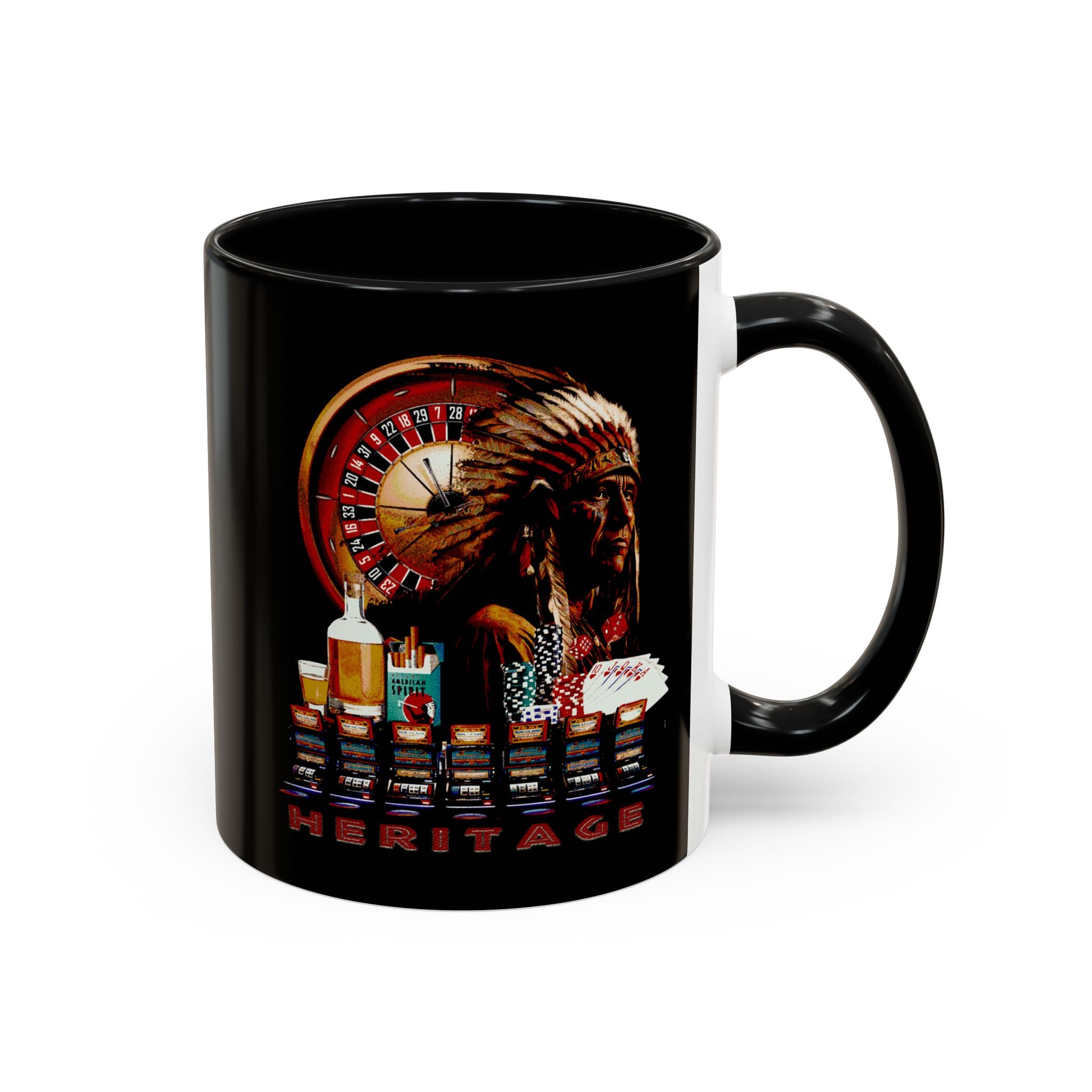 HERITAGE | Gambler's Black Mug