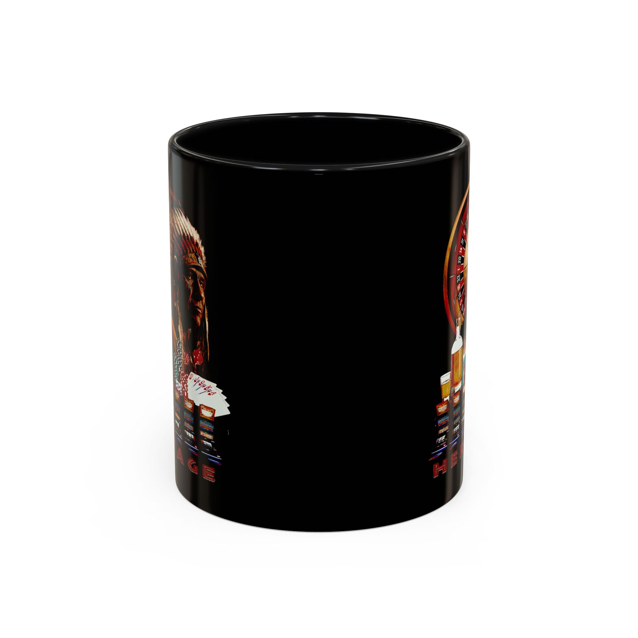 HERITAGE | Gambler's Black Mug